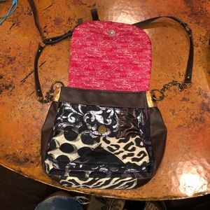 animal print desigual purse